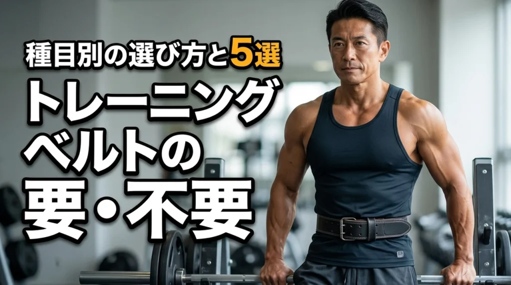 トレーニングベルトが必要な種目と不要な種目！おすすめ5選と選び方の基準