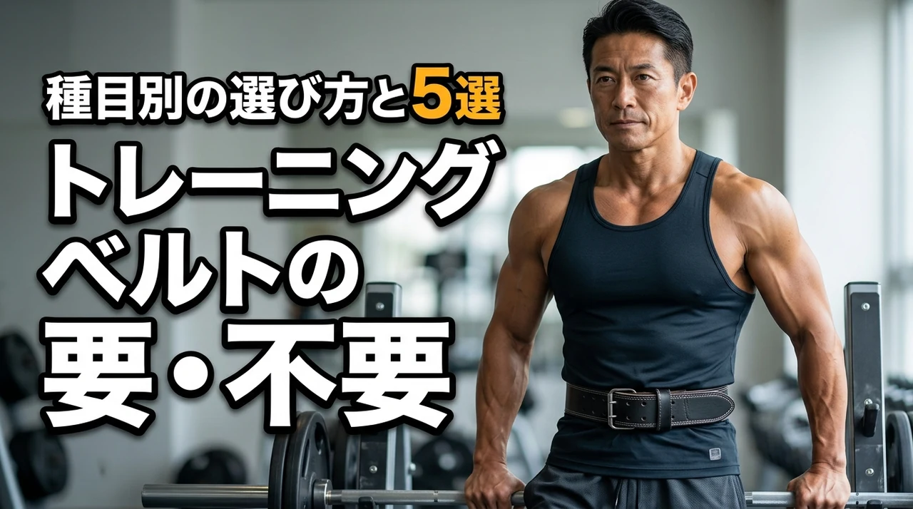 トレーニングベルトが必要な種目と不要な種目!おすすめ5選と選び方の基準