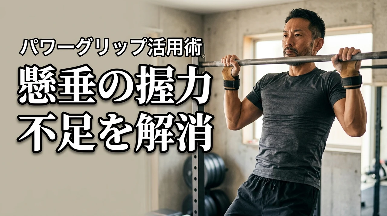 懸垂で握力が先に切れる悩みを解決!パワーグリップのメリットと正しい使い方