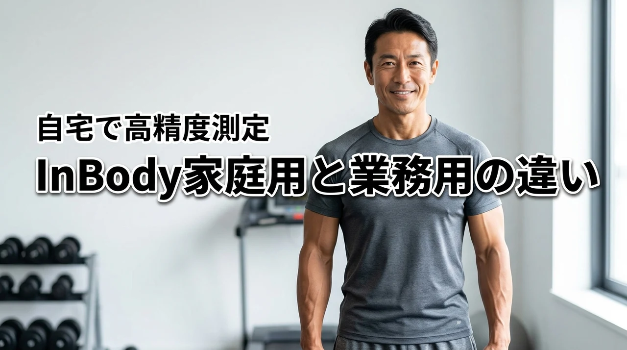 inbodyの家庭用は業務用と何が違う？高精度な測定を自宅で再現する方法