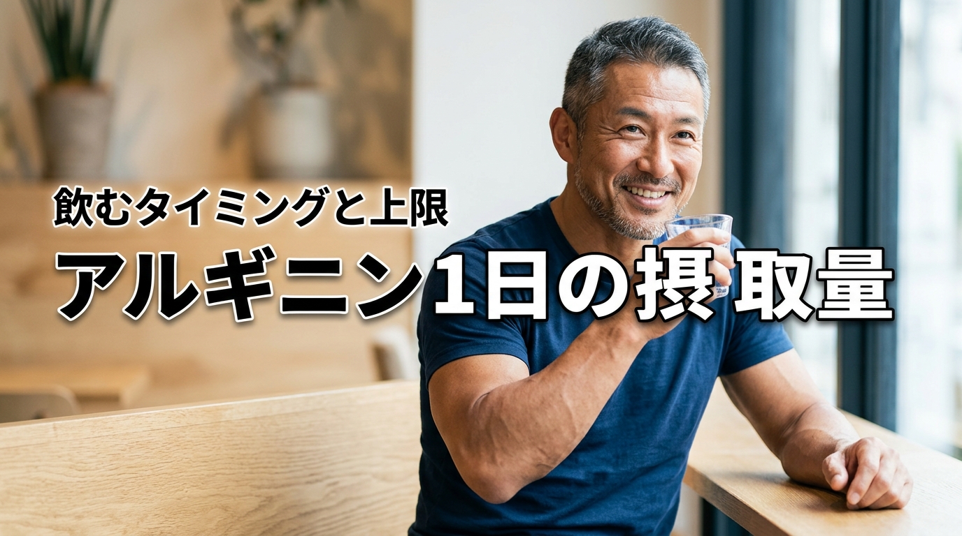 アルギニンの1日摂取量を守って活力を最大化！知らないと損する上限と飲むタイミング
