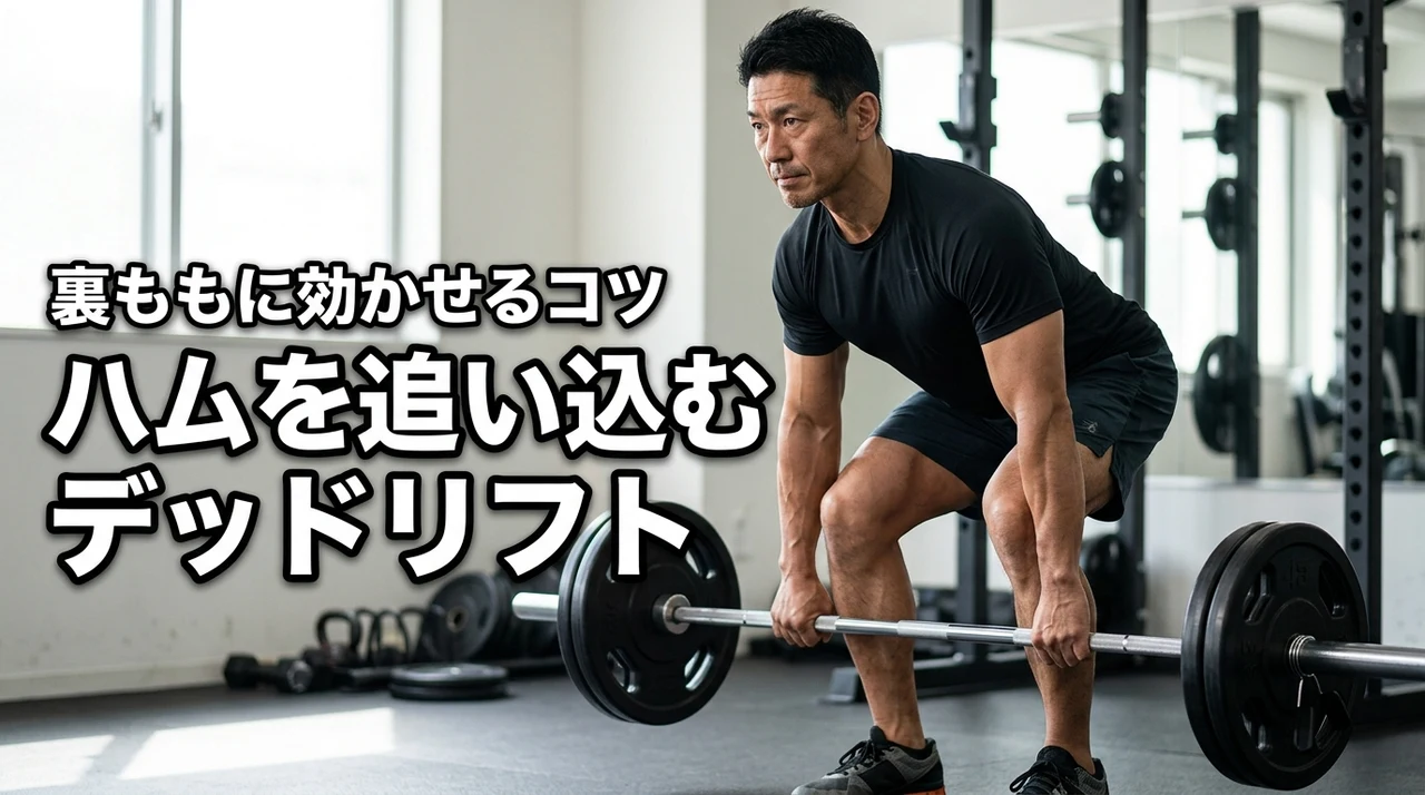 デッドリフトでハムストリングに効かない人必見!裏ももを追い込む正しいやり方