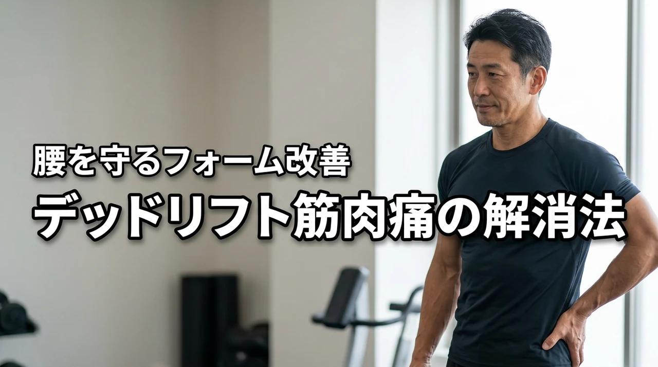 【デッドリフト筋肉痛の悩み解決】腰を痛めないフォーム改善とケアで早期回復を目指す