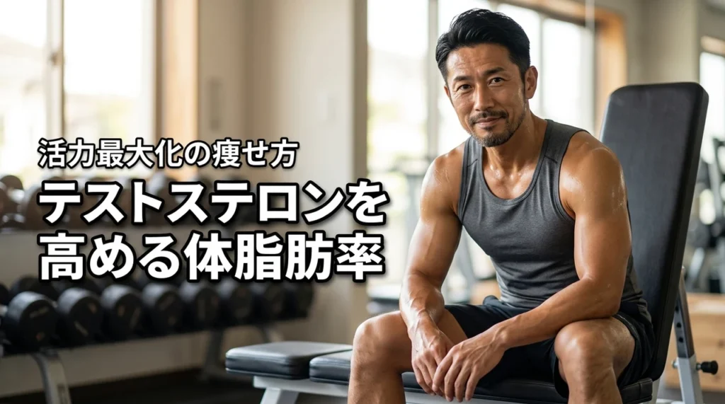 【結論】テストステロンを高める体脂肪率は〇％！活力を最大化する痩せ方の正解