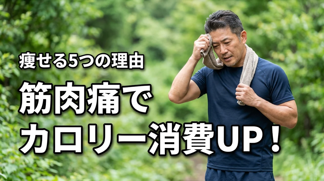 筋肉痛によりカロリー消費は増える?ダイエット効果を高める5つの理由と過ごし方