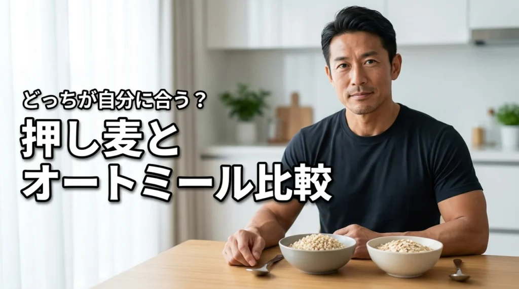 押し麦とオートミールで迷ったらどっち？特徴や栄養を比較して自分に合う方を選ぼう