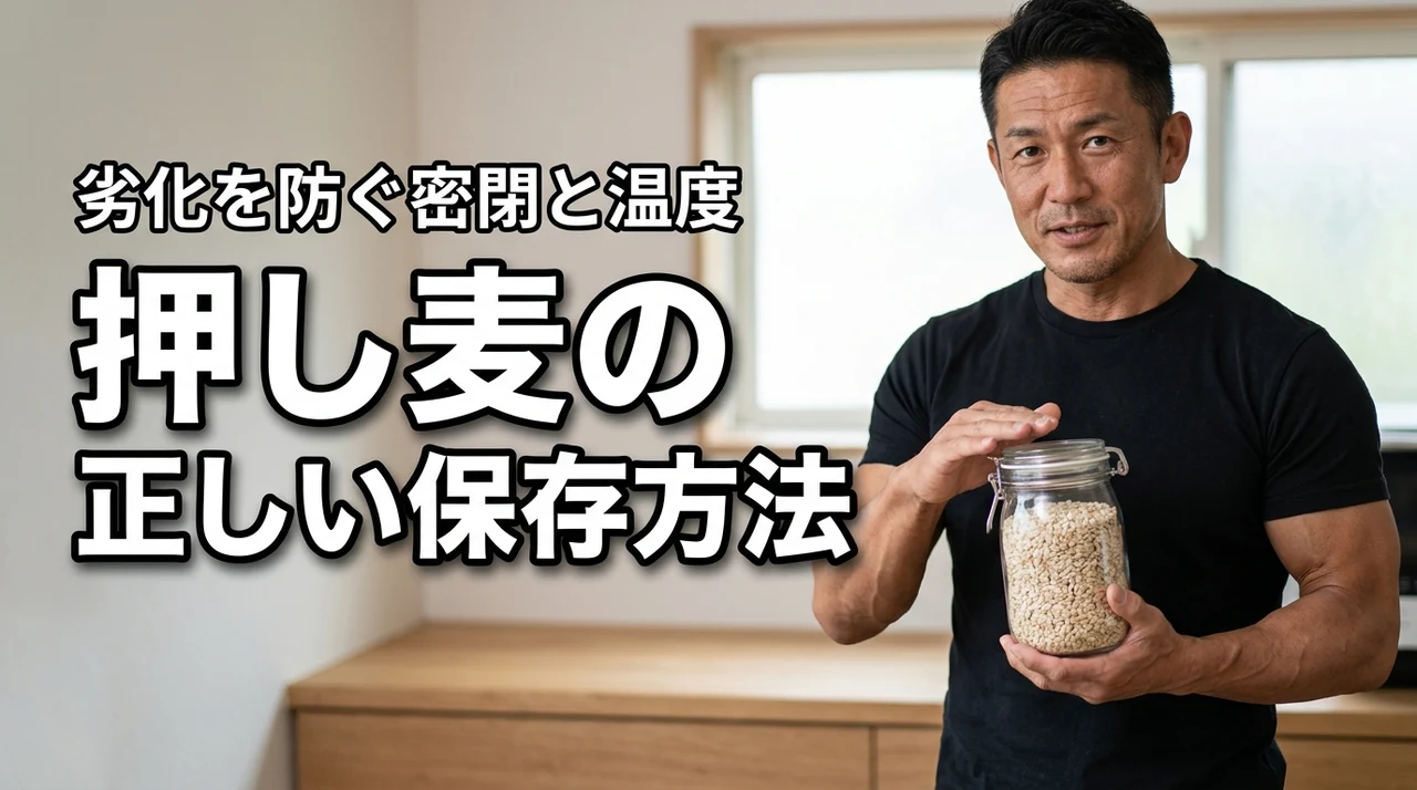 押し麦の保存方法は密閉と温度が重要！劣化のサインを見分けるコツと最適な保管場所