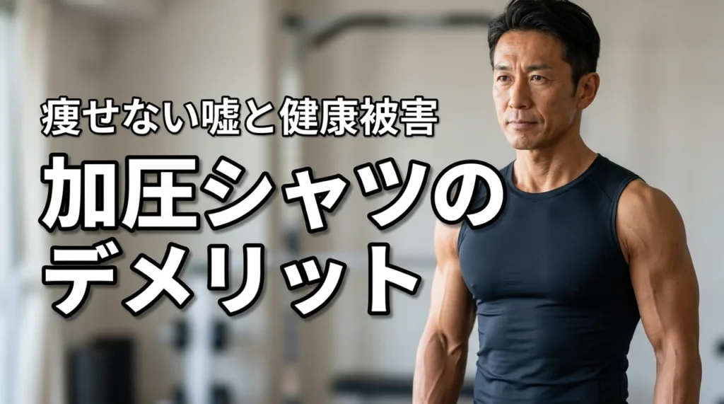 加圧シャツのデメリットが気になる？痩せない嘘や健康被害の真相を徹底調査