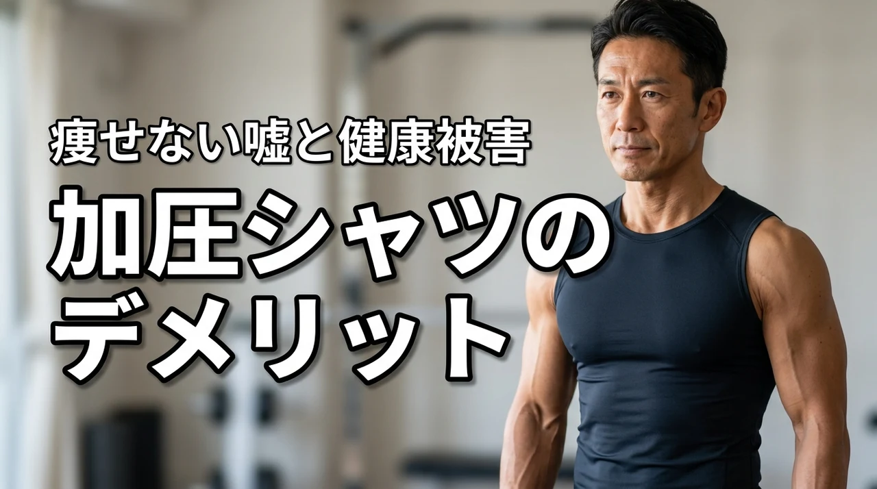 加圧シャツのデメリットが気になる？痩せない嘘や健康被害の真相を徹底調査