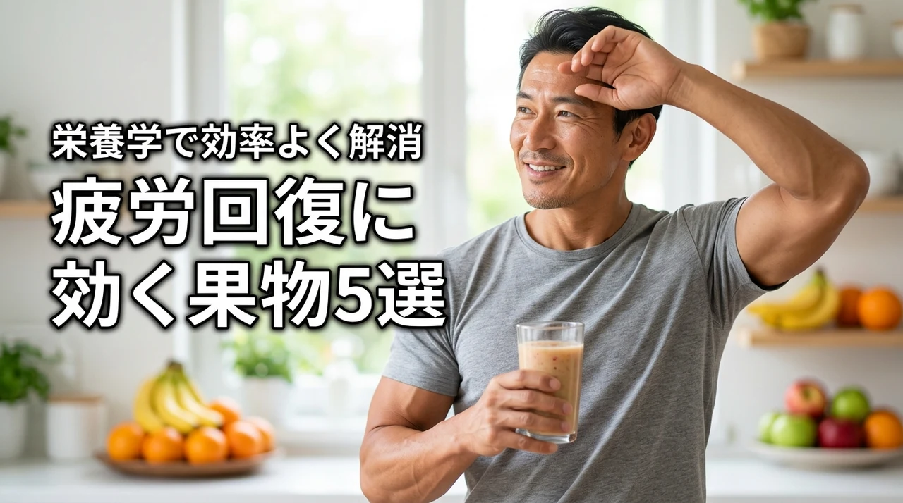 疲労回復に効く果物のおすすめ5選!効率よく疲れを取る栄養学の基礎知識