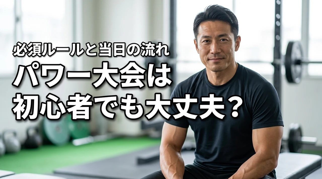 パワーリフティング大会は初心者のレベルでも大丈夫？当日のルールを解説