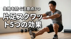 片足スクワット効果を最大化する5つのメリットと3つの注意点を詳しく解説