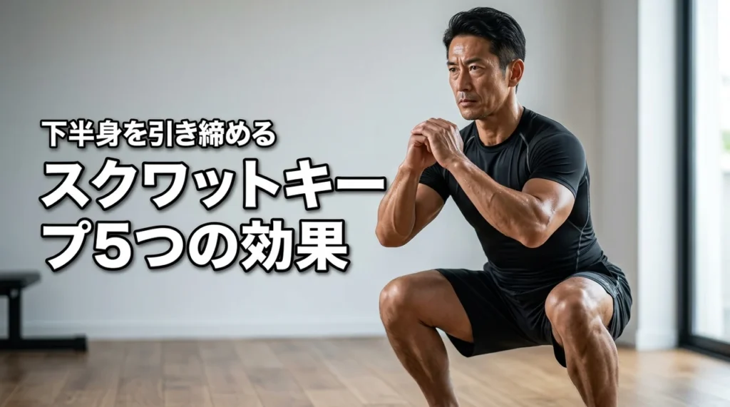 スクワットキープの効果とメリット5つ！下半身を引き締める正しいやり方を詳しく紹介