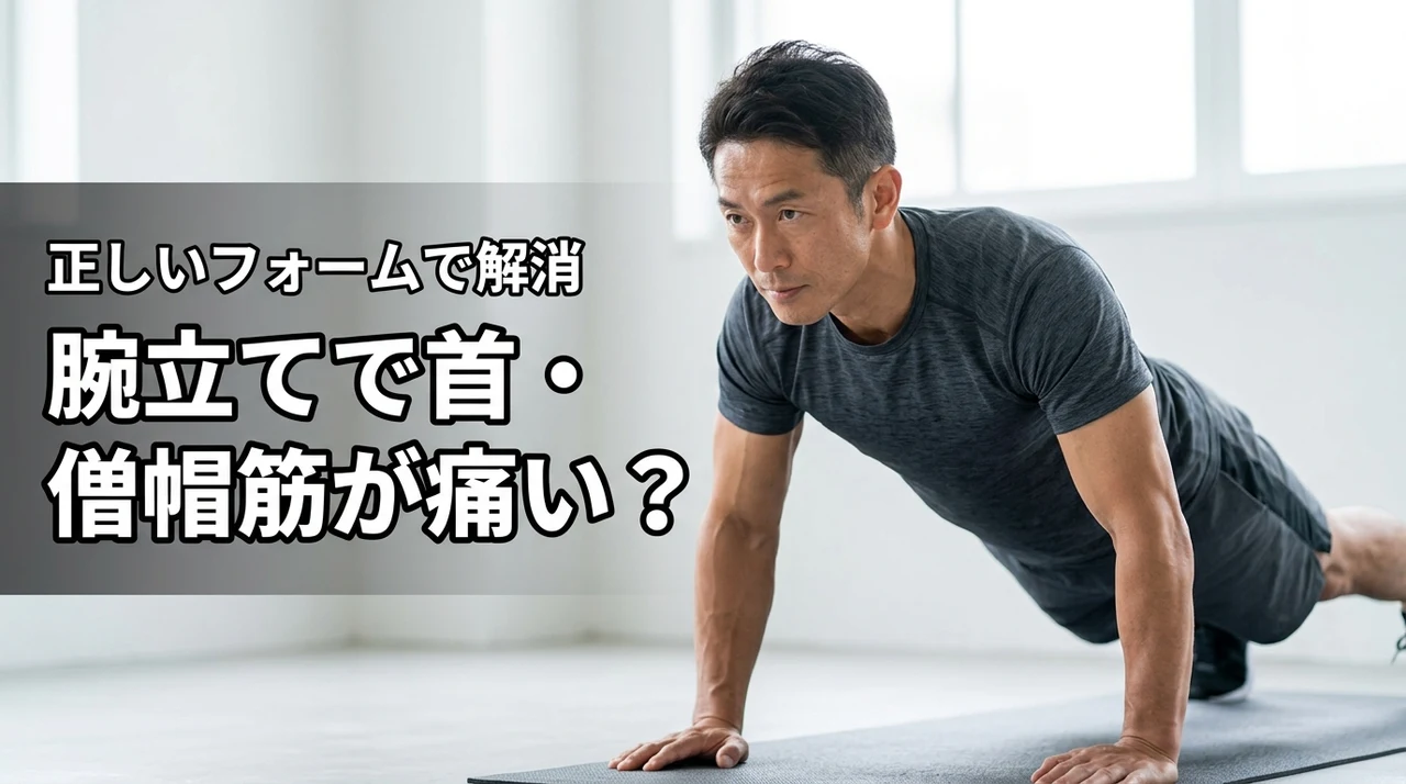 腕立て伏せで僧帽筋や首が痛い?効果的に鍛える方法と痛みの原因を解消するコツ