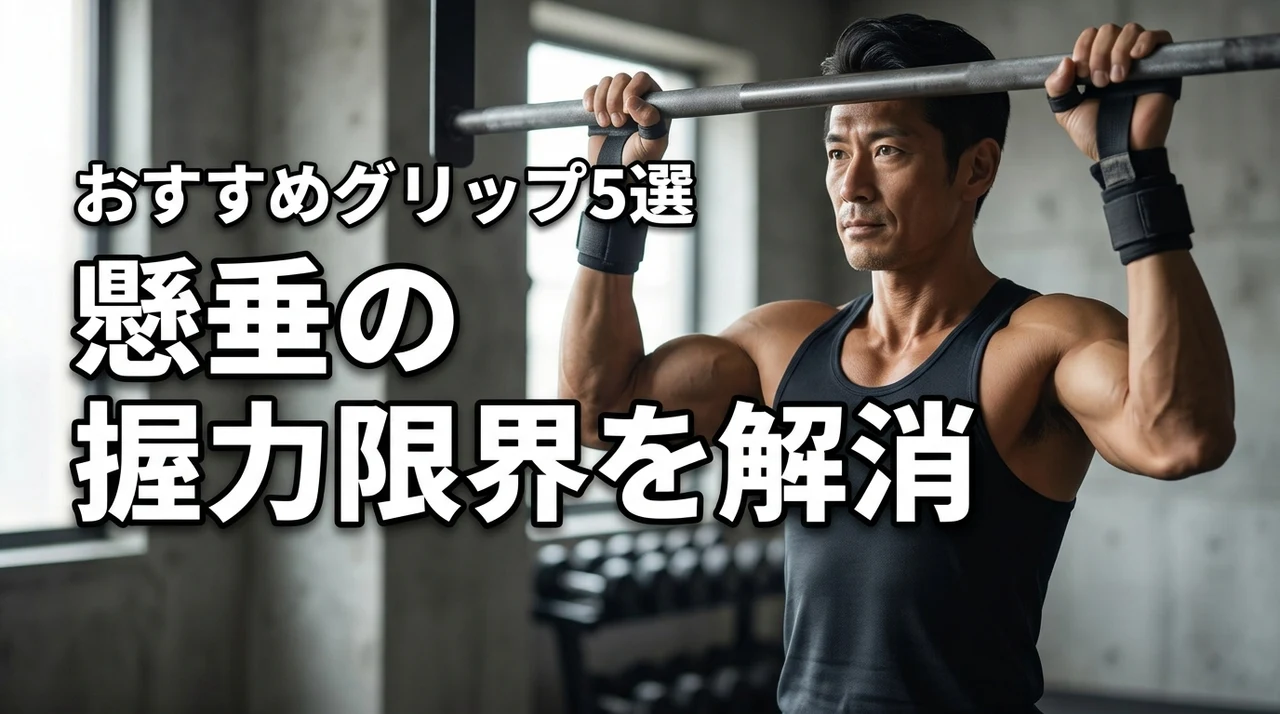 懸垂で握力が先に限界を迎える方必見!おすすめのパワーグリップ5選と解決策